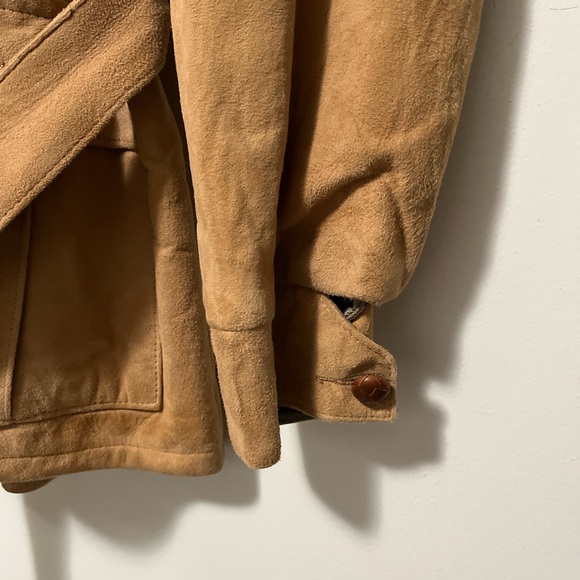 Vintage #60s Styled by Cooper Leather Jacket with belt. Stylish. - Picture 3 of 7